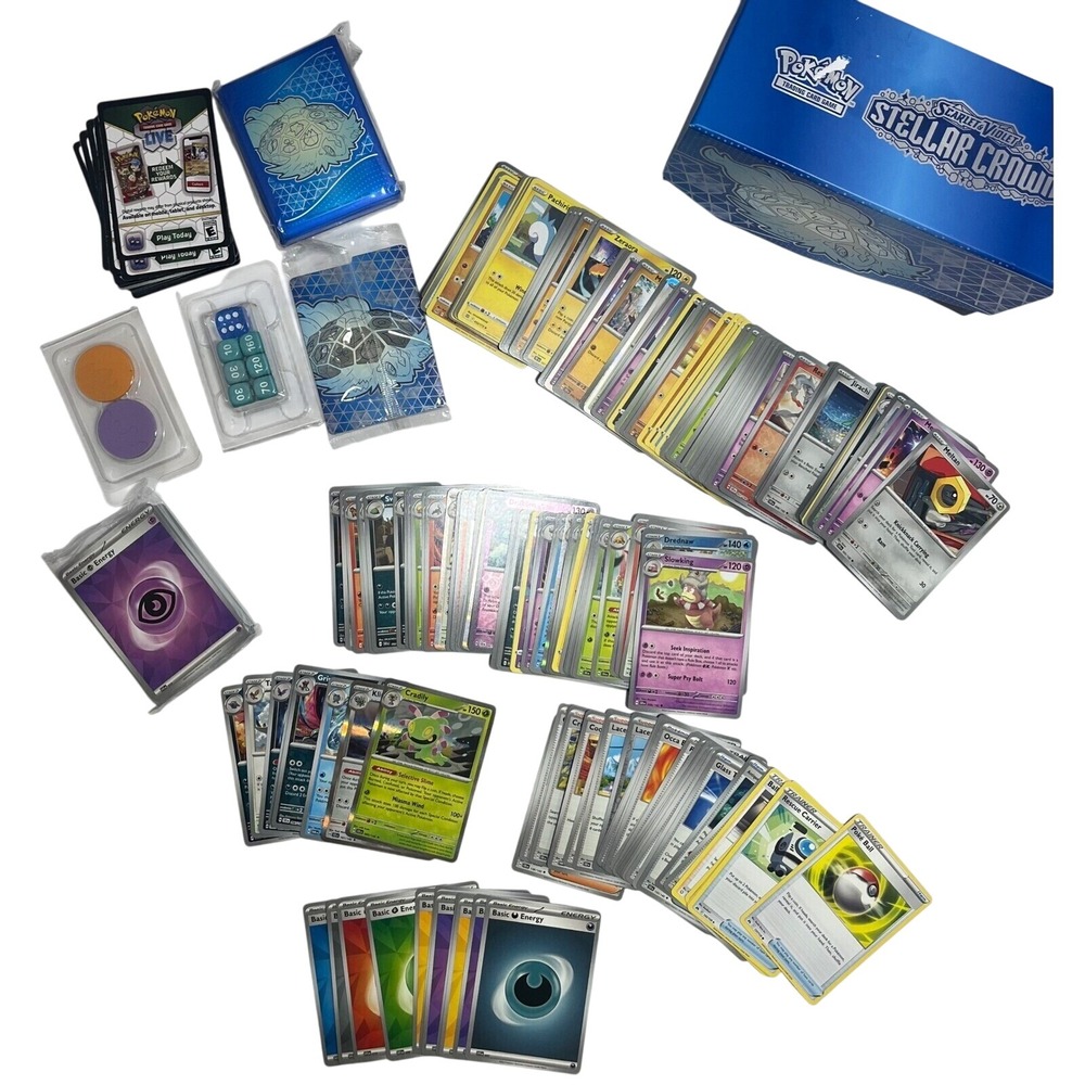 Pokemon Scarlet & Violet Stellar Crown Trading Cards Holograms Set 202and 2024
